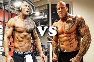 Martyn Ford vs The Rock
